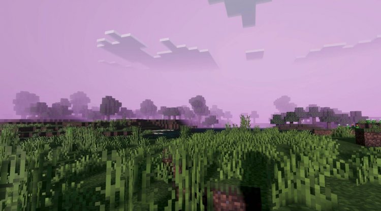 End Visual Dimension Texture Pack for Minecraft Bedrock