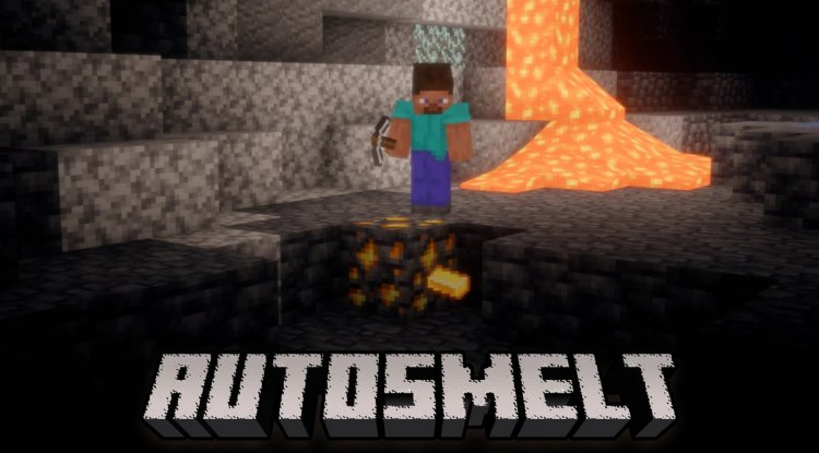 Real Vein Ore + Auto Smelt: Best MCPE Addon 2026