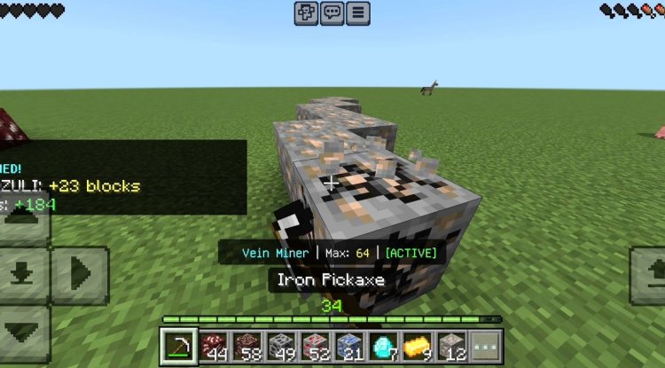 Real Vein Ore + Auto Smelt: Best MCPE Addon 2026
