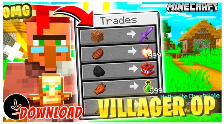 VillagerOP: Best MCPE Addon for Unlimited Villager Trading