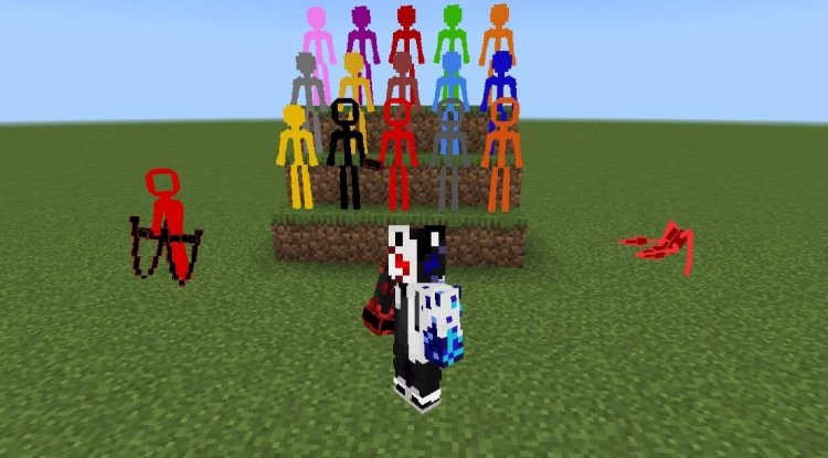 Alan Becker AvM AvA Addon: Best MCPE Staffs & Morphs