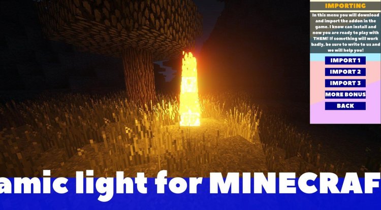 Dynamic Light Addon: Best MCPE Addons for Realistic Lighting