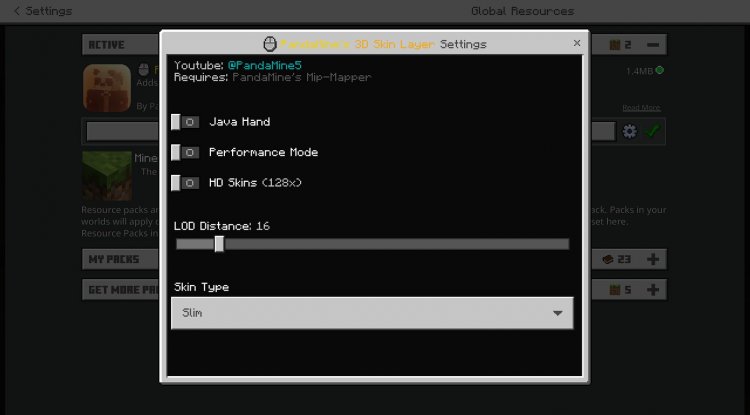 PandaMine's 3D Skin Layer Texture Pack Review & Setup Guide