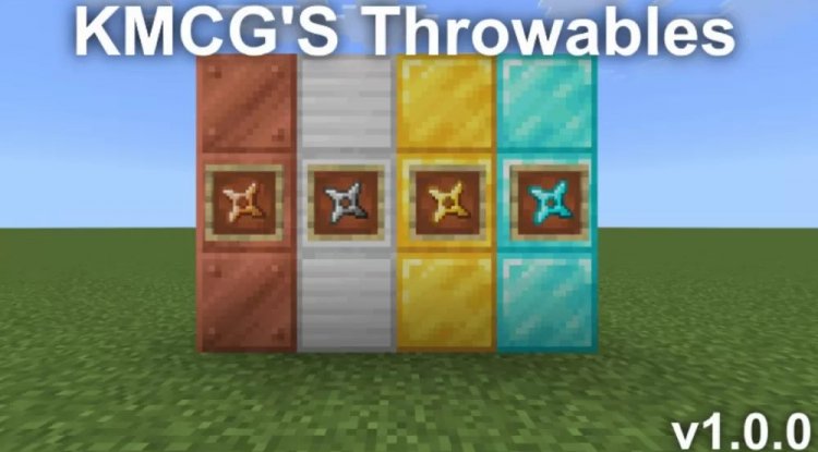 KMCG's Throwables: Best MCPE Addon for Combat 2026