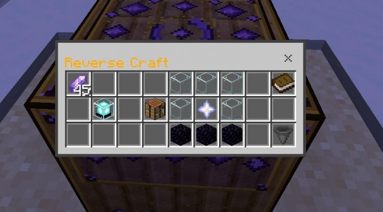 Reverse Craft Table Mod: Uncraft Items in MCPE 2026