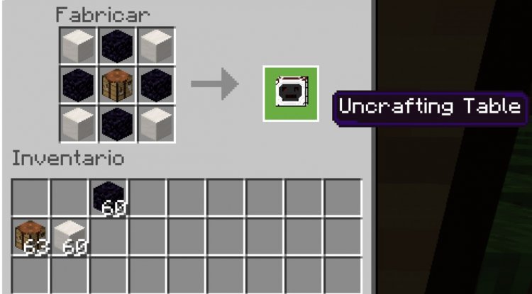 Reverse Craft Table Mod: Uncraft Items in MCPE 2026