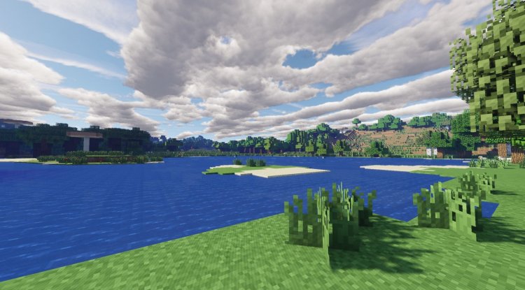 Best Shaders for Minecraft PE: Animated Menu Crystal Lake