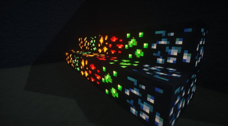 Glowing ores shaders for Minecraft Bedrock: the complete guide