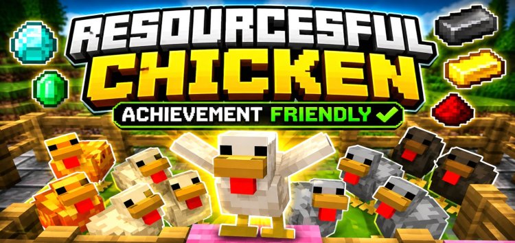 Resourceful Chicken Addon: Best MCPE Addons 2026