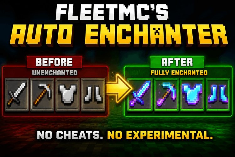 Auto Enchanter Addon for Minecraft Bedrock - Instant Max Enchants