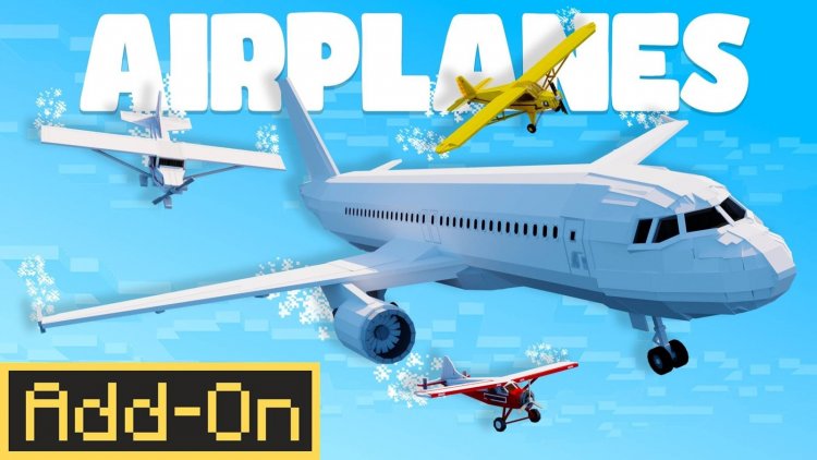 Airplanes Mod for Minecraft Bedrock: Fly 10 Aircraft Designs