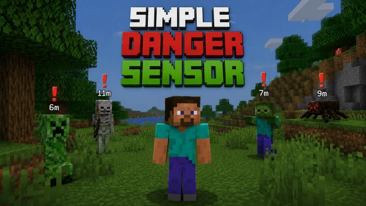 Simple Danger Sensor: Best MCPE Addon for Survival Safety