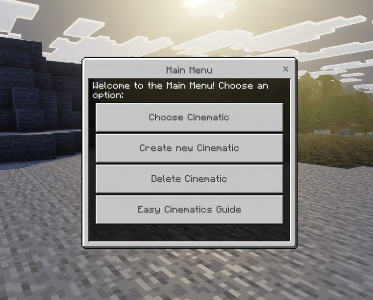 Easy Cinematic 3.5: Best MCPE Addon for Camera Control