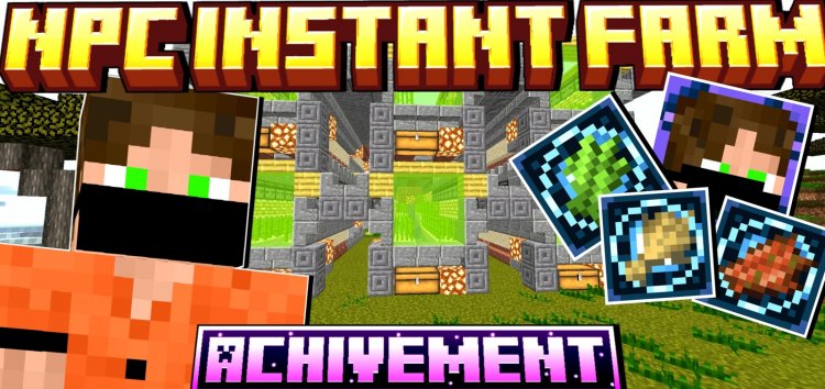 Best MCPE Addons 2026: NPC Instant Farm Review