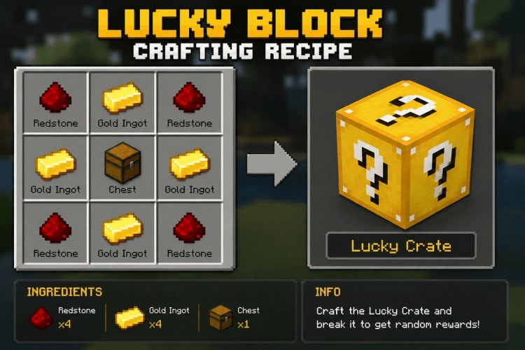 Baku Lucky Block: Best MCPE Addon for Random Rewards