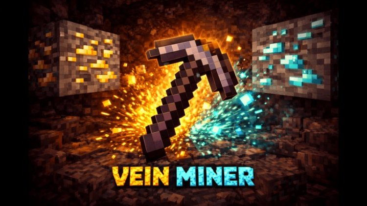 Shadow Vein Miner: Best Minecraft Addon for Instant Ore Mining