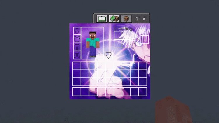 Gojo Purple Edition 2 UI Inventory Texture Pack for MCPE