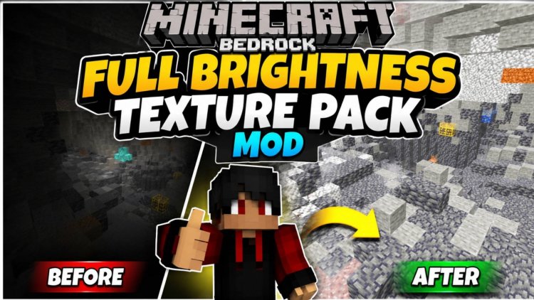 Full Brightness Texture Pack for Minecraft Bedrock