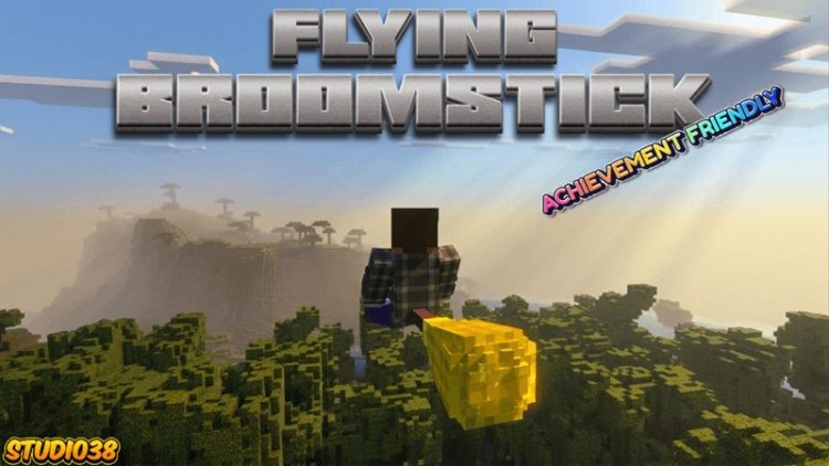 Flying Broomstick Mod for Minecraft Bedrock 2026