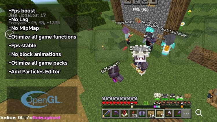 Sodium GL Reimagined: Performance Texture Pack for Bedrock