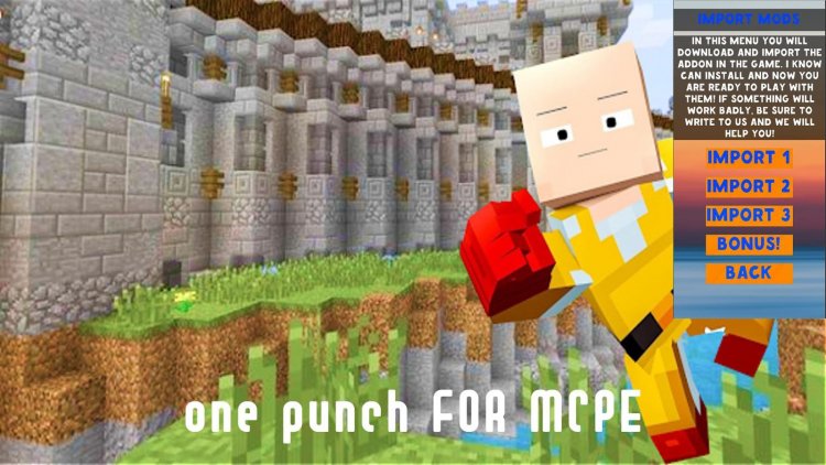 One Punch Man Minecraft Addon: Play as Saitama in Bedrock