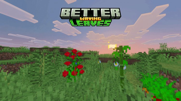 Waving Leaves Texture Pack MCPE 1.21 - Best Animated Foliage