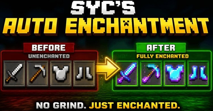 Auto Enchantment Pro: Best MCPE Addon for 1.21