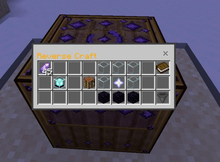 Reverse Craft Table Mod: Uncraft Items in MCPE 2026