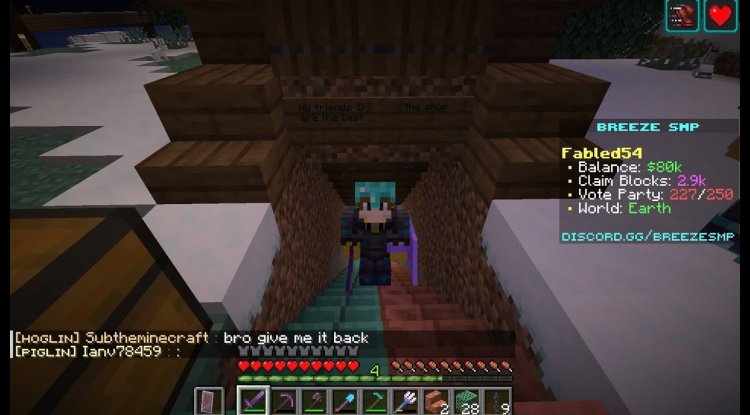 Breeze SMP Minecraft server